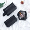 Túi lưới trơn Kuromi Cosmetics đựng mỹ phẩm, makeup cầm tay, khóa kéo 29.800₫ 4