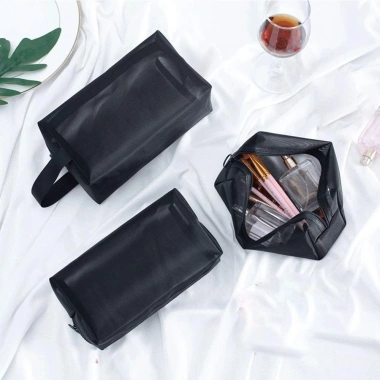 Túi lưới trơn Kuromi Cosmetics đựng mỹ phẩm, makeup cầm tay, khóa kéo 29.800₫ 4 Túi lưới trơn Kuromi Cosmetics đựng mỹ phẩm, makeup cầm tay, khóa kéo 29.800₫ 4