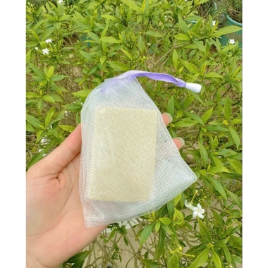 Túi lưới xà phòng tạo bọt VIETKET - dây rút nhanh, loại bỏ bã nhờn, bụi bẩn - 8.000đ