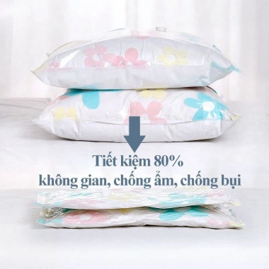 Túi & Máy Hút Chân Không Quần Áo - Bảo Quản Chống Mốc, Tiết Kiệm Diện Tích, Giá 15.000đ (Giá Gốc 19.050đ)