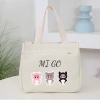 Túi mini canvas đa năng 2 trong 1 đựng cơm và mỹ phẩm siêu nhẹ, gọn gàng, có ngăn phụ - Giá chỉ 39.999đ 2