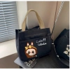 Túi mini canvas đa năng 2 trong 1 đựng cơm và mỹ phẩm siêu nhẹ, gọn gàng, có ngăn phụ - Giá chỉ 39.999đ 4