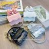 Túi mini đeo chéo in chữ NIE, nơ cute, phù hợp mẹ & bé - Giá 75.000 VND 2