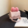 Túi mini đeo chéo in chữ NIE, nơ cute, phù hợp mẹ & bé - Giá 75.000 VND 5