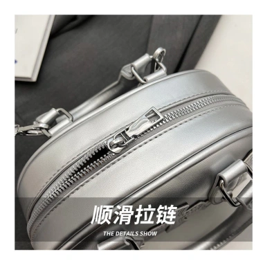 Túi mini Hàn Quốc Retro bé gái màu trơn PU, kéo chống trộm, điều chỉnh vai, dung lượng lớn 273k