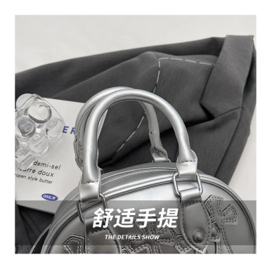 Túi mini Hàn Quốc Retro bé gái màu trơn PU, kéo chống trộm, điều chỉnh vai, dung lượng lớn 273k