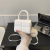 Túi Mini Nữ Đeo Chéo Dập Nổi Ô Vuông Phối Quả Bông Xinh Xắn - Giá 58.000 QGStore 8