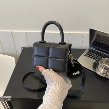Túi mini nữ đeo chéo ô vuông, họa tiết chấm quả bông xinh xắn - giá 52.000 VNĐ 9