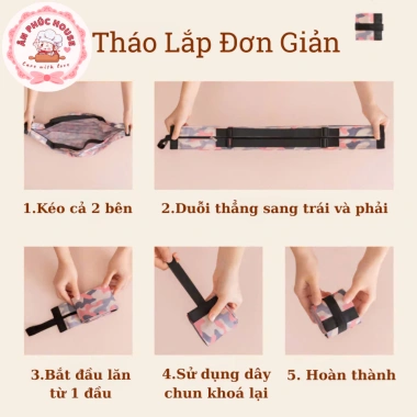 Túi Mua Sắm và Du Lịch Gấp Gọn Di Động - Tiện Lợi, Sức Chứa Lớn, Chống Thấm Nước, Giá 55.000 9
