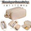 Túi mỹ phẩm 3 lớp công suất lớn - Đựng trang điểm, cọ, phụ kiện du lịch, giá chỉ 84.800₫ 2