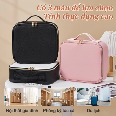 Túi mỹ phẩm LED tích hợp đèn sáng và gương phóng đại - Giao trong 24h, chỉ 349.000đ 8 Túi mỹ phẩm LED tích hợp đèn sáng và gương phóng đại - Giao trong 24h, chỉ 349.000đ 8