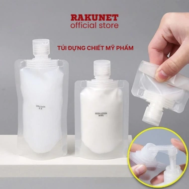 Túi mỹ phẩm RAKUNET 30-100ml - Nhỏ chiết dầu gội sữa tắm dầu xả 11.000₫
