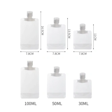 Túi mỹ phẩm RAKUNET 30-100ml - Nhỏ chiết dầu gội sữa tắm dầu xả 11.000₫