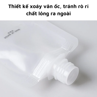 Túi mỹ phẩm RAKUNET 30-100ml - Nhỏ chiết dầu gội sữa tắm dầu xả 11.000₫