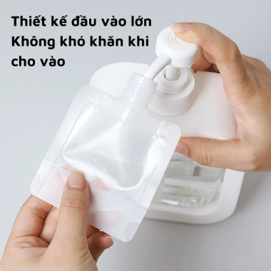 Túi mỹ phẩm RAKUNET 30-100ml - Nhỏ chiết dầu gội sữa tắm dầu xả 11.000₫