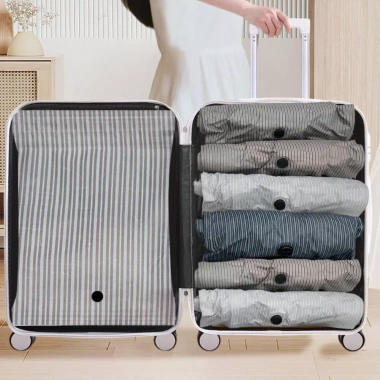 Túi nén chân không BLACKON Túi hút cuộn cầm tay, bảo quản hành lý du lịch