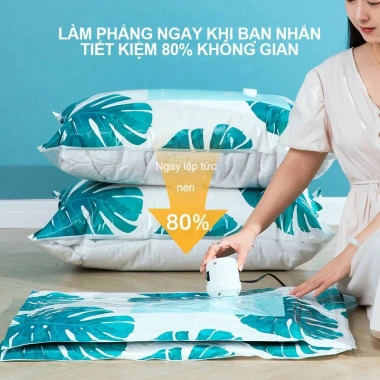 Túi nén chân không du lịch đa năng, tái sử dụng, đóng lại tiện lợi, giá 20.000đ