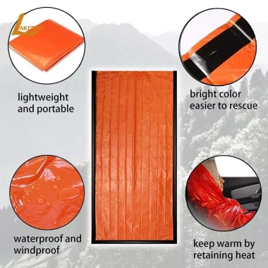 Túi ngủ khẩn cấp LAKEBAO - Chăn giữ nhiệt chống nước, nhẹ, giữ ấm cho cắm trại và đi bộ đường dài - Giá 67.900₫ 3 Túi ngủ khẩn cấp LAKEBAO - Chăn giữ nhiệt chống nước, nhẹ, giữ ấm cho cắm trại và đi bộ đường dài - Giá 67.900₫ 3
