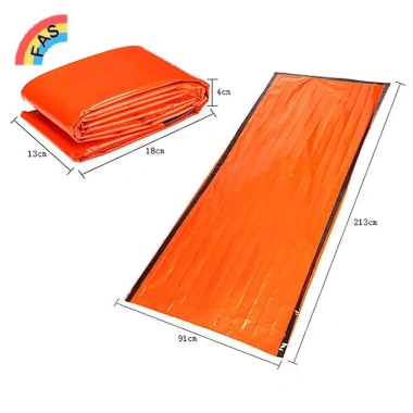 Túi ngủ khẩn cấp Nket giữ nhiệt siêu chống nước, nhẹ siêu sinh tồn, giữ ấm cho cắm trại và đi bộ đường dài 9 Túi ngủ khẩn cấp Nket giữ nhiệt siêu chống nước, nhẹ siêu sinh tồn, giữ ấm cho cắm trại và đi bộ đường dài 9