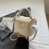Túi nữ cốp nhung chéo đeo vai cầm tay, có khăn họa tiết - Túi vuông dạo phố dự tiệc 84.999₫ 3
