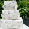 Túi Pouch Vải Hoa Nhí Tím Đựng Đồ Trang Điểm - Tiện Dụng, Xinh Xắn, Giá 109.000₫ 3
