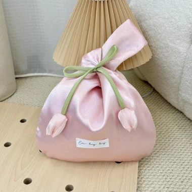 Túi Quà Nữ Thần ISKYBO - Áo Vest Tope Tulip, Vải Lụa Trung Hoa, Dung Lớn, 72.900₫