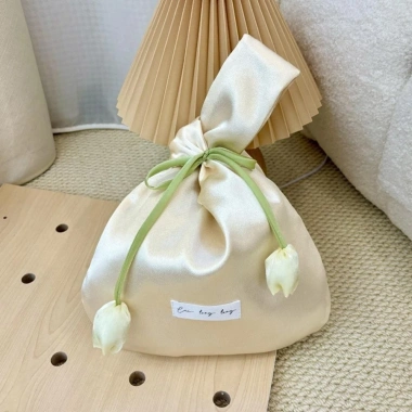 Túi Quà Nữ Thần ISKYBO - Áo Vest Tope Tulip, Vải Lụa Trung Hoa, Dung Lớn, 72.900₫
