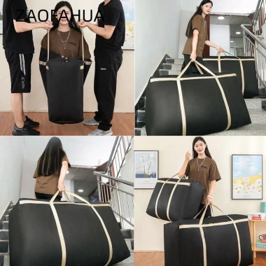 Túi quần áo ZAOFAHUA - dung tích lớn, dây kéo hai chiều, hành lý bền bỉ du lịch