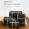 Túi quần áo ZAOFAHUA - dung tích lớn, dây kéo hai chiều, hành lý bền bỉ du lịch 7