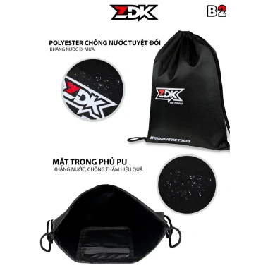 Túi Rút Đồ Thể Thao 2 Lớp Chống Thấm Nước - Balo Dây Rút Ngăn Nhỏ 45.000 VND