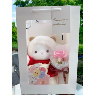 Túi Set Quà Tặng Gấu Bông, Hoa, Thiệp, Đèn LED Valentine 14/2 - 8/3 Noel - Sinh Nhật - Chỉ 125.400₫ 3 Túi Set Quà Tặng Gấu Bông, Hoa, Thiệp, Đèn LED Valentine 14/2 - 8/3 Noel - Sinh Nhật - Chỉ 125.400₫ 3