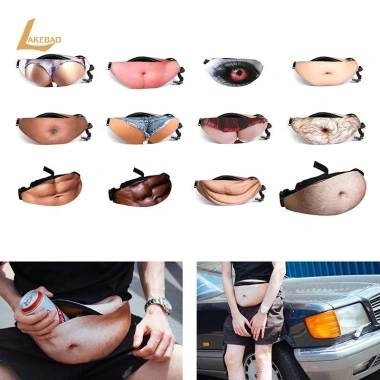 Túi thắt lưng Bod nam màu thịt - Fanny Pack du lịch tiện lợi, thiết kế ngộ nghĩnh, giá giảm 108.405₫