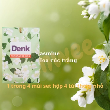 Túi thơm Denkclin 4 gói mùi hoa thiên nhiên – Tủ quần áo, xe, chỉ 65.000 VND 3