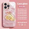 Túi tiền xu vàng cho iPhone 16/15/14/13/12 Pro Max, 11/XS Max, 7 Plus - ốp kính