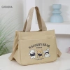 Túi Tote Vải Gấu Hoạt Hình Dễ Thương, Dây Đeo Vai Điều Chỉnh, Túi Bento Ăn Trưa, Giá Ưu Đãi 132.840₫ 3
