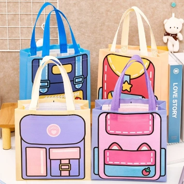Túi Tote Vải Không Dệt Capybara - Túi Đựng Phụ Kiện Văn Phòng Giá 8.900 VND