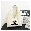 Túi Tote Yoga đa năng dung tích lớn, thiết kế đơn giản màu đồng nhất – Giá chỉ 44.500₫ 2