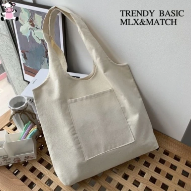 Túi Tote Yoga đa năng dung tích lớn, thiết kế đơn giản màu đồng nhất – Giá chỉ 44.500₫ 9