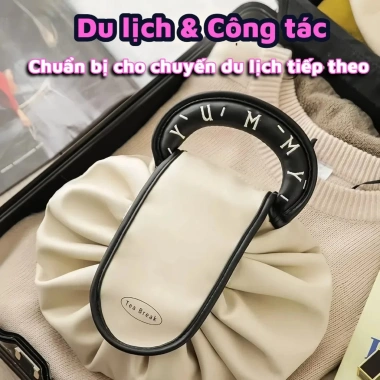 Túi trang điểm di động dung tích lớn du lịch cho người lười biếng - Giá 63.5k 3