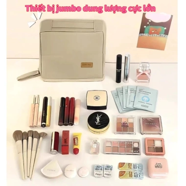 Túi trang điểm dung lượng lớn - Nhan sắc, du lịch, vệ sinh cá nhân - 243.000₫