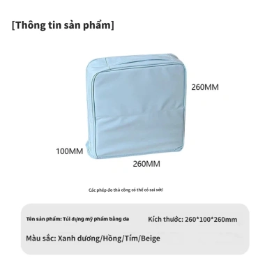 Túi trang điểm dung lượng lớn - Nhan sắc, du lịch, vệ sinh cá nhân - 243.000₫