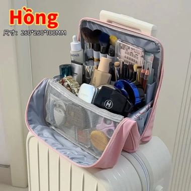 Túi trang điểm dung lượng lớn - Nhan sắc, du lịch, vệ sinh cá nhân - 243.000₫