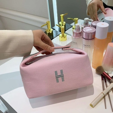 Túi trang điểm Hàn Quốc đa năng, hộp cơm trưa canvas dung lượng lớn - Du lịch thời trang, chỉ 108.108₫ 3