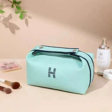 Túi trang điểm Hàn Quốc đa năng, hộp cơm trưa canvas dung lượng lớn - Du lịch thời trang, chỉ 108.108₫ 5