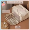 Túi trang điểm khóa kéo đôi ba tầng, dung lượng cao, vệ sinh cá nhân cao cấp 108.800đ 6