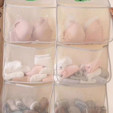 Túi treo CUPSCU 2-3 lớp, móc treo đồ lót, sắp xếp tủ quần áo, sức chứa lớn 5 Túi treo CUPSCU 2-3 lớp, móc treo đồ lót, sắp xếp tủ quần áo, sức chứa lớn 5