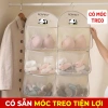 Túi treo đồ lót đa năng, lưới thoáng khí, treo tường hoặc tủ quần áo tiện lợi