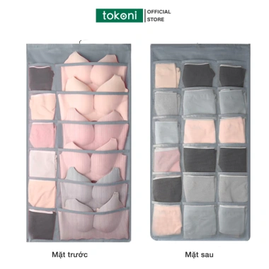 Túi Treo Đồ Lót Tất 2 Mặt JYoohome - Đựng Lót, Vớ, Móc Xoay 360, Giá 36.200₫