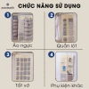 Túi Treo Đồ Lót Tất Vớ 2 Mặt Nhiều Ngăn Treo Tường và Tủ Automatik Giá 33.000₫ 2