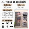 Túi Treo Đồ Lót Tất Vớ 2 Mặt Nhiều Ngăn Treo Tường và Tủ Automatik Giá 33.000₫ 9